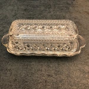 Wexford Anchor Hocking Lidded Butter Dish